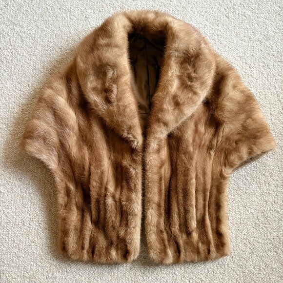 Vintage Mink Stole - Picture 1 of 9